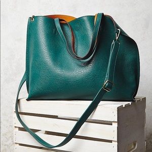 Free People Vegan Leather Tote 🌿 Great condition